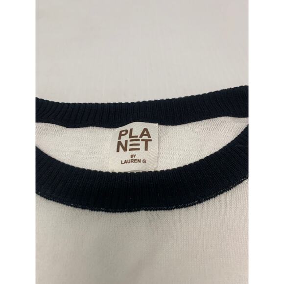 Planet Lauren G Blouse Long Sleeve White One Size Women's A98 - Picture 6 of 7